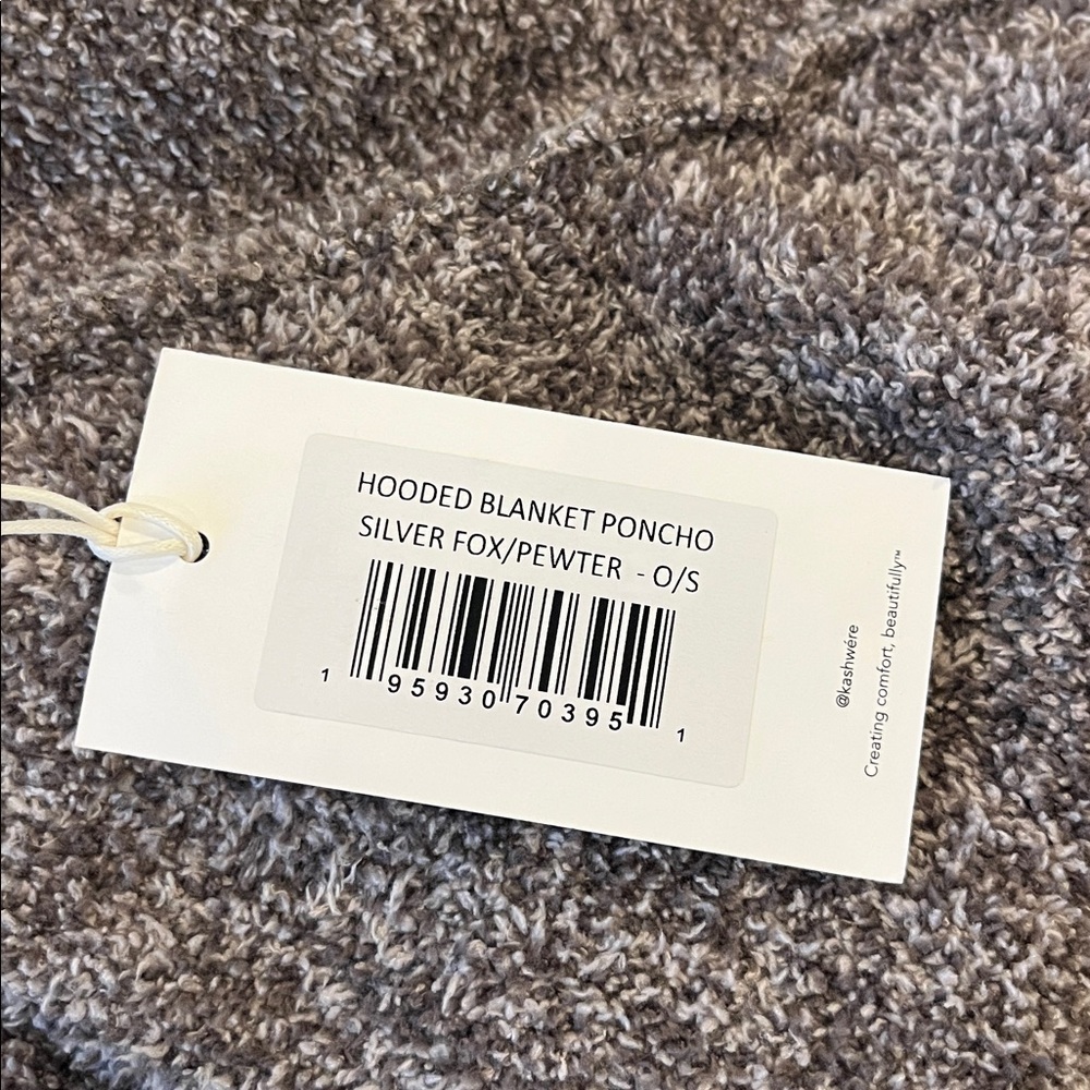 Kashwere Hooded Blanket Poncho - Picture 5 of 5